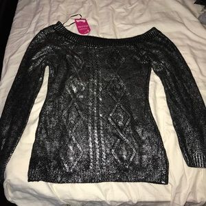 Metallic Sweater